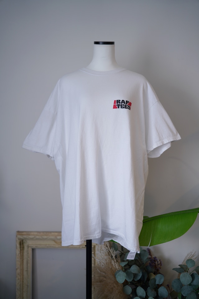 Rap tee  logo tee White