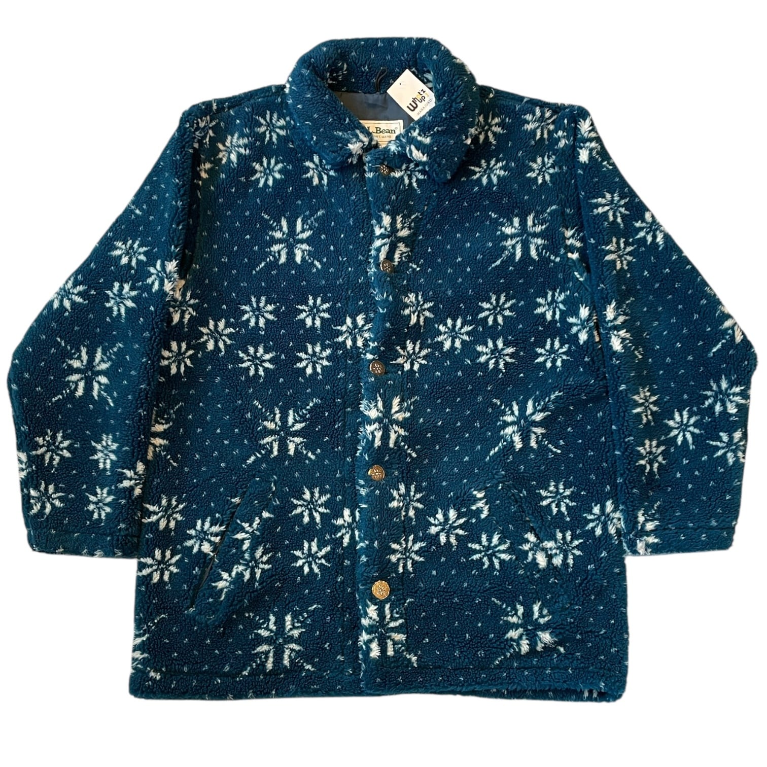 80s L.L.Bean "Nordic pattern" Boa coat