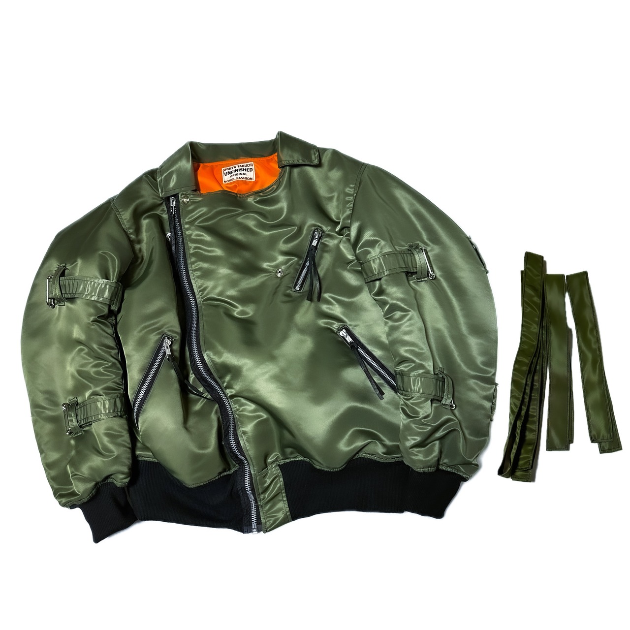 UNFINISHEDライダースジャケットMA-1 24117