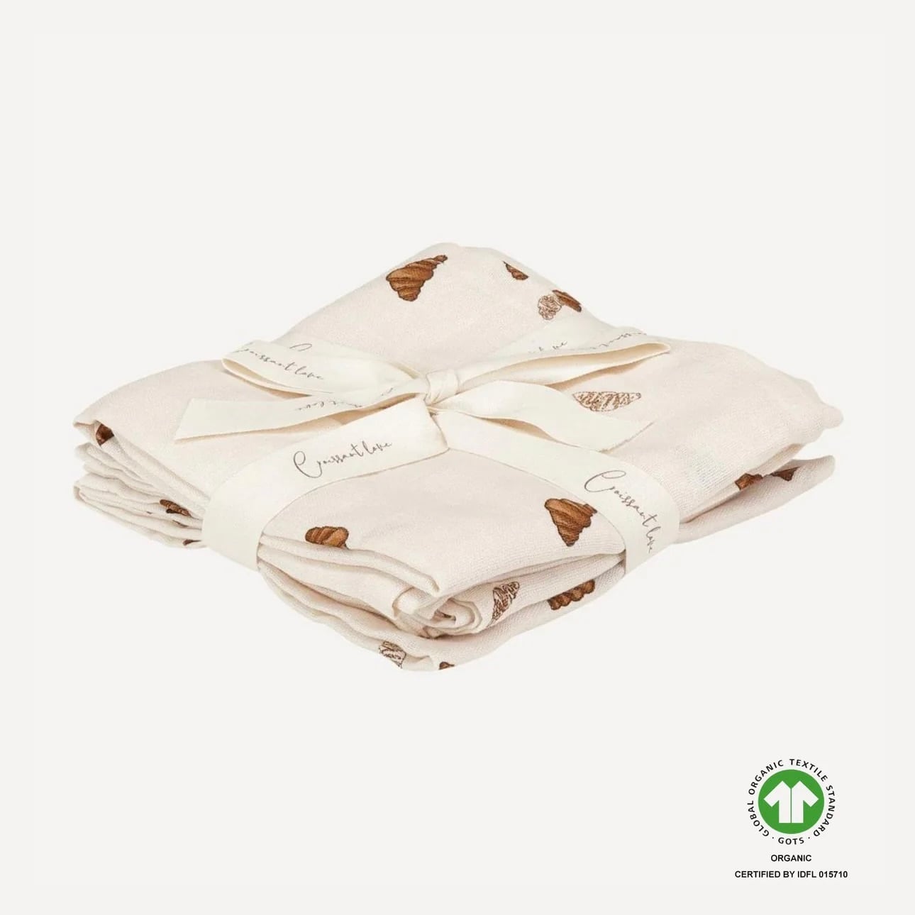 VACVAC/Muslin cloth, 3 pack - Croissant mini