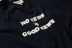 ［bibmilk］リラックスフィットTシャツ NEWS レディス｜ネイビー