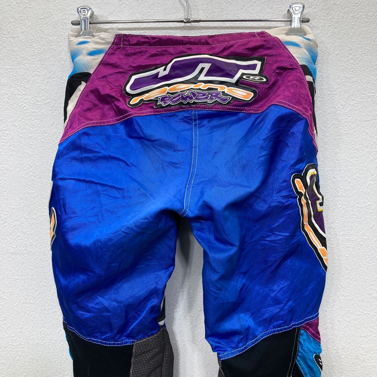 JT RACING モトクロスパンツ W30 レーシングパンツ ブルー ブラック