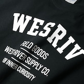 WESRIV FIELD GOODS TEE / BLACK — ADULT