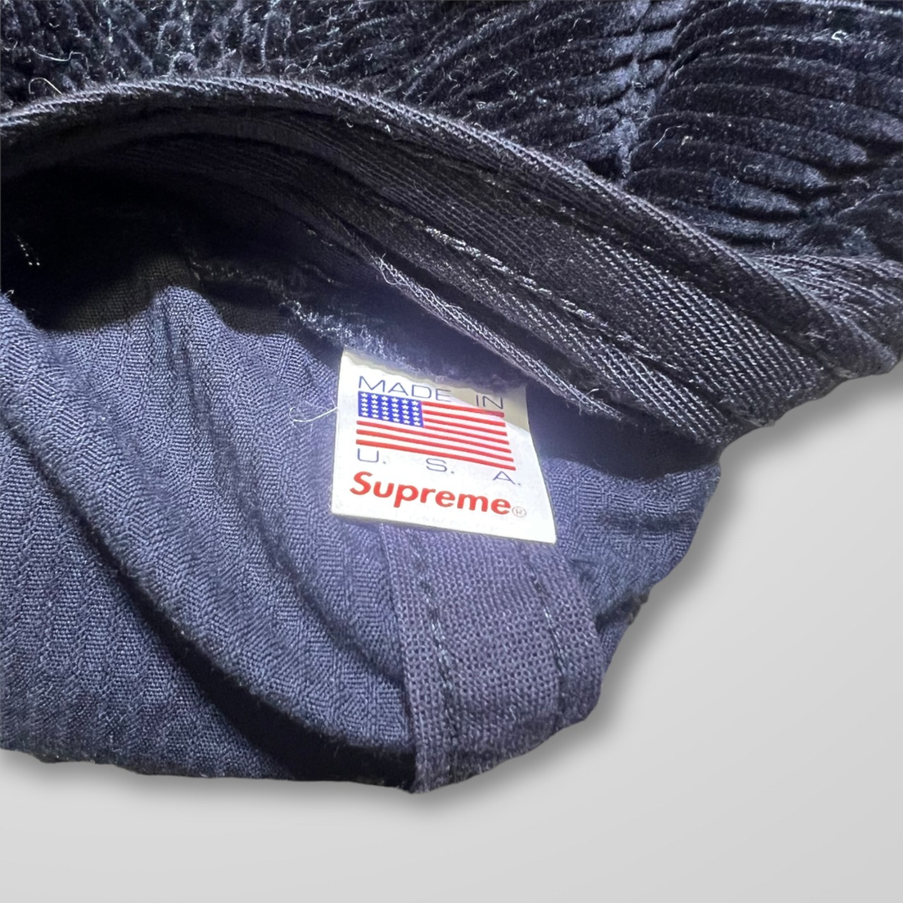 "Made in USA" Supreme 6 Panel Corduroy CAP "Classic Logo"