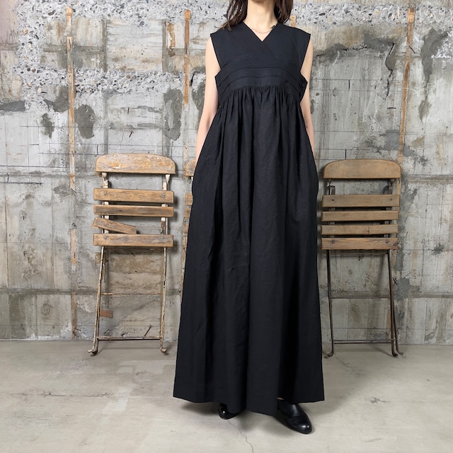 HYKE【ハイク】LINEN MAXI DRESS (16200)