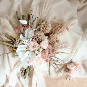 【再販】Magnolia Bouquet＆Boutonniere