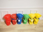 カラフルプラスチック ドイツの青いベア ピンク紐 画像18