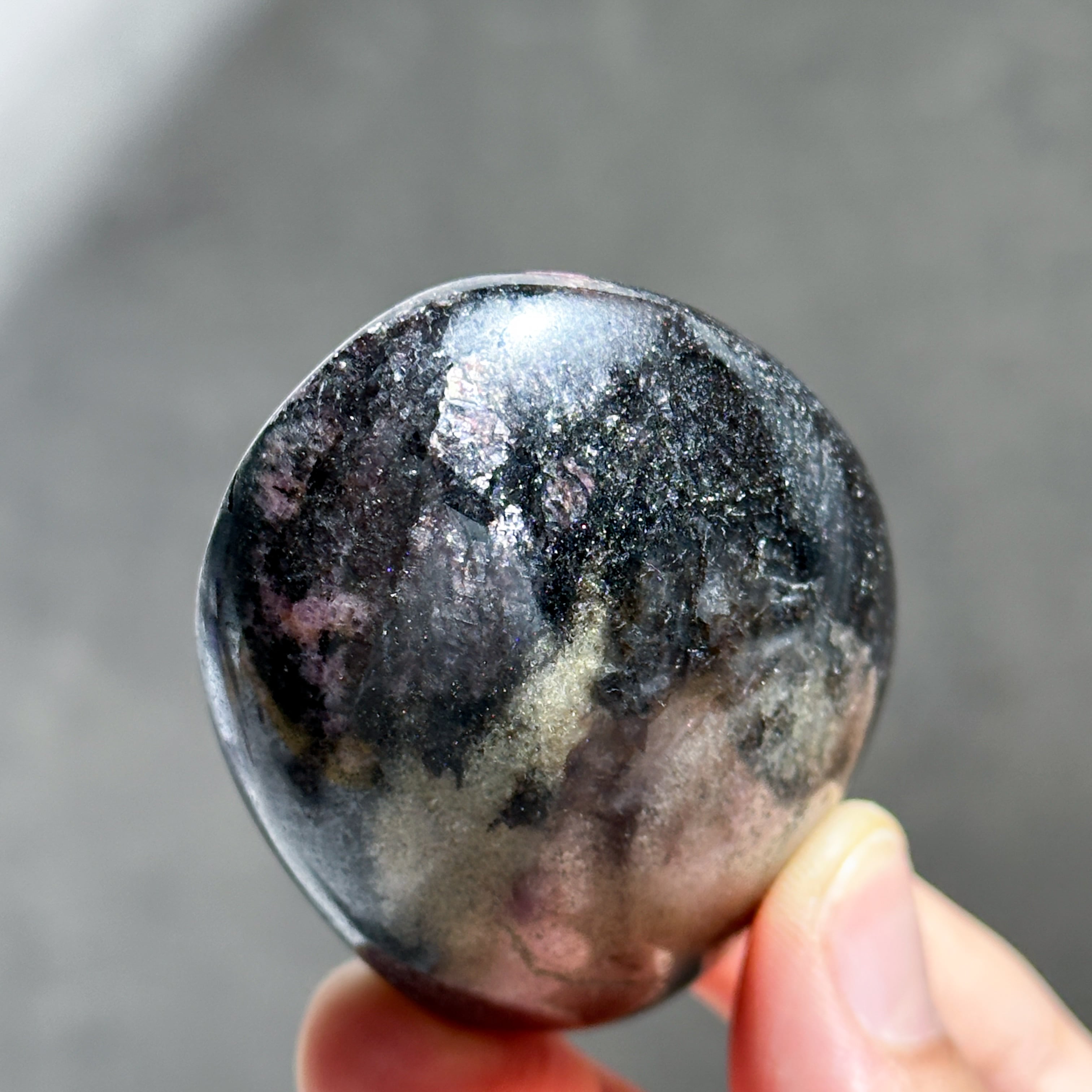 ロードナイト パームストーン24◇Rhodonite◇パワーストーン・天然石