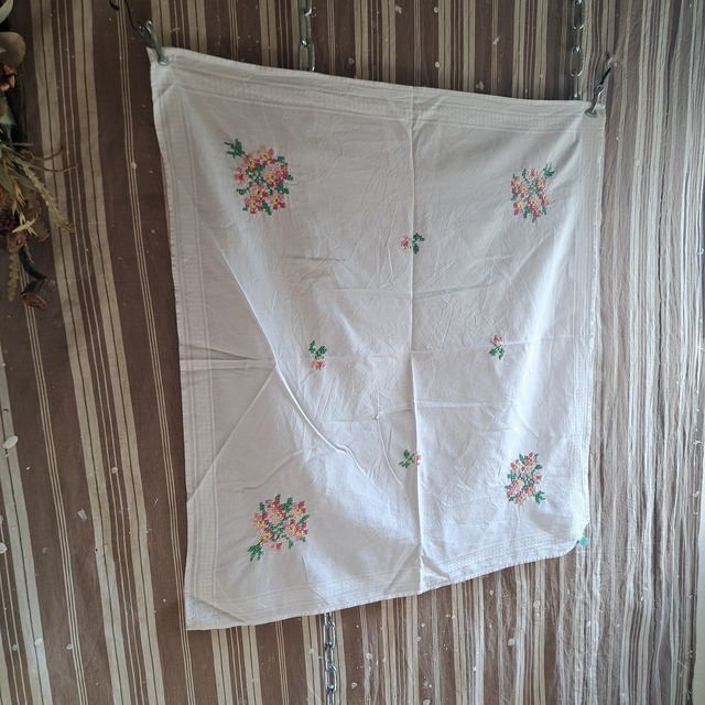ヨーロッパ 刺繡クロス used [508131]