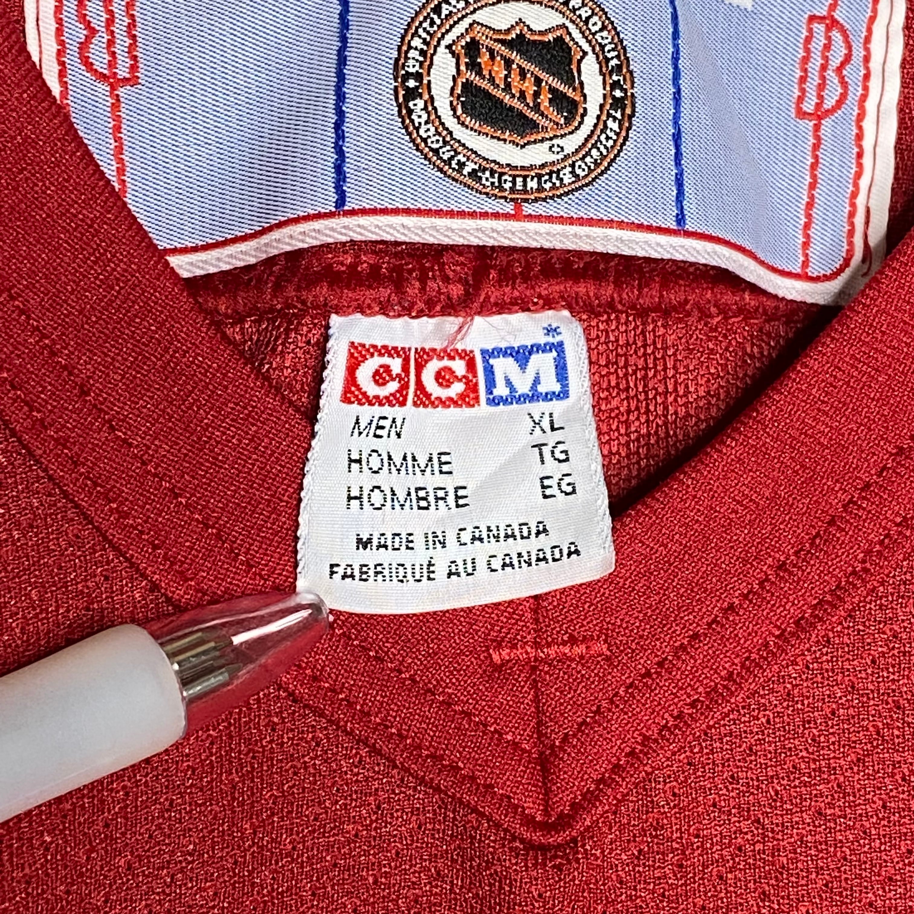 NHL ホッケーシャツ XL カナダ製 ユニフォーム 状態良好 | 古着屋OLDGREEN