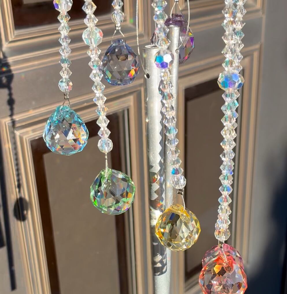 * 虹色ウインドチャイム　2025.能登半島地震支援品　送料無料