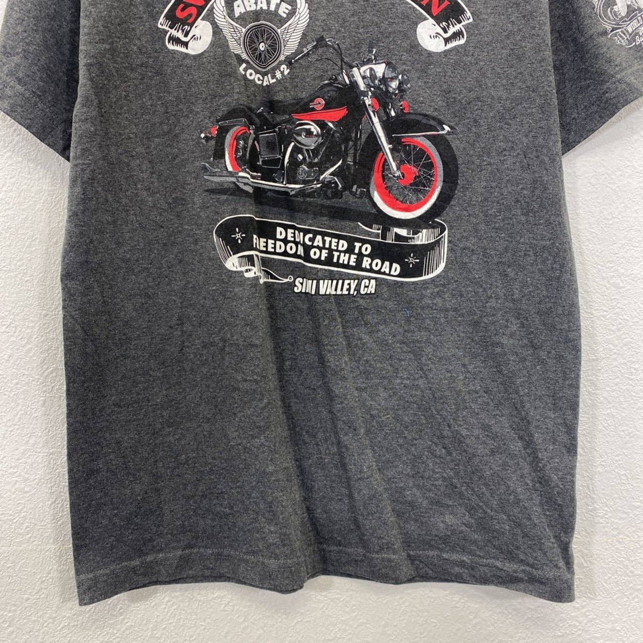 ALSTYLE プリントTシャツ Mサイズ アルスタイル モーターサイクル 