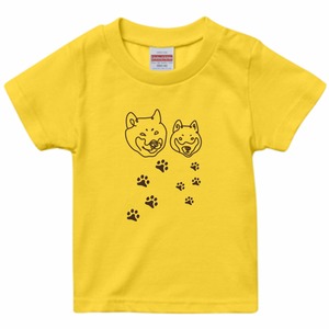 キッズTシャツ なかよし柴犬