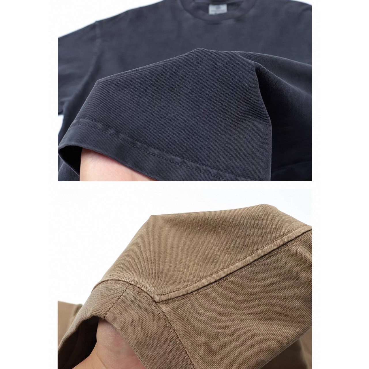 Oversized pocket long sleeve tee 1072 - 19