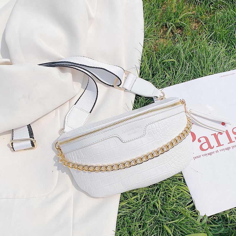 新しい小さなバッグ女性の2020夏の新しい流行のファッションブロードバンド斜めバッグネット赤イン野生の胸バッグウエストバッグ Tiancai_Wing_Bag8227288