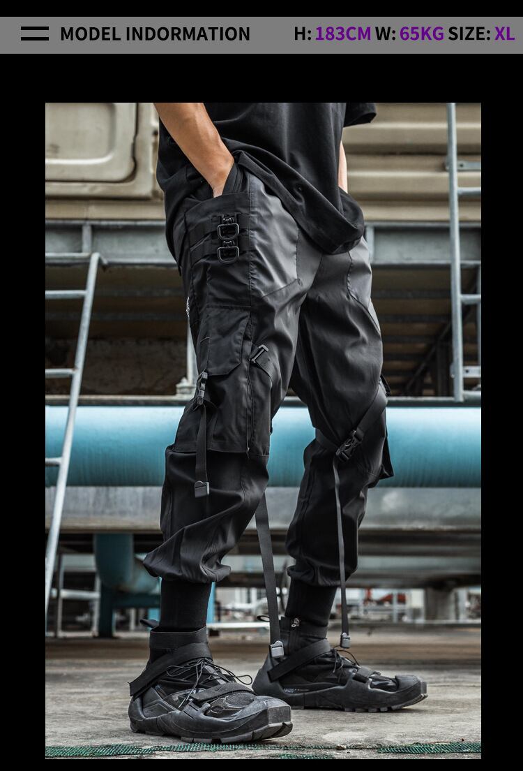 マルチポケット リフレクター プリント パラトルーパー パンツ