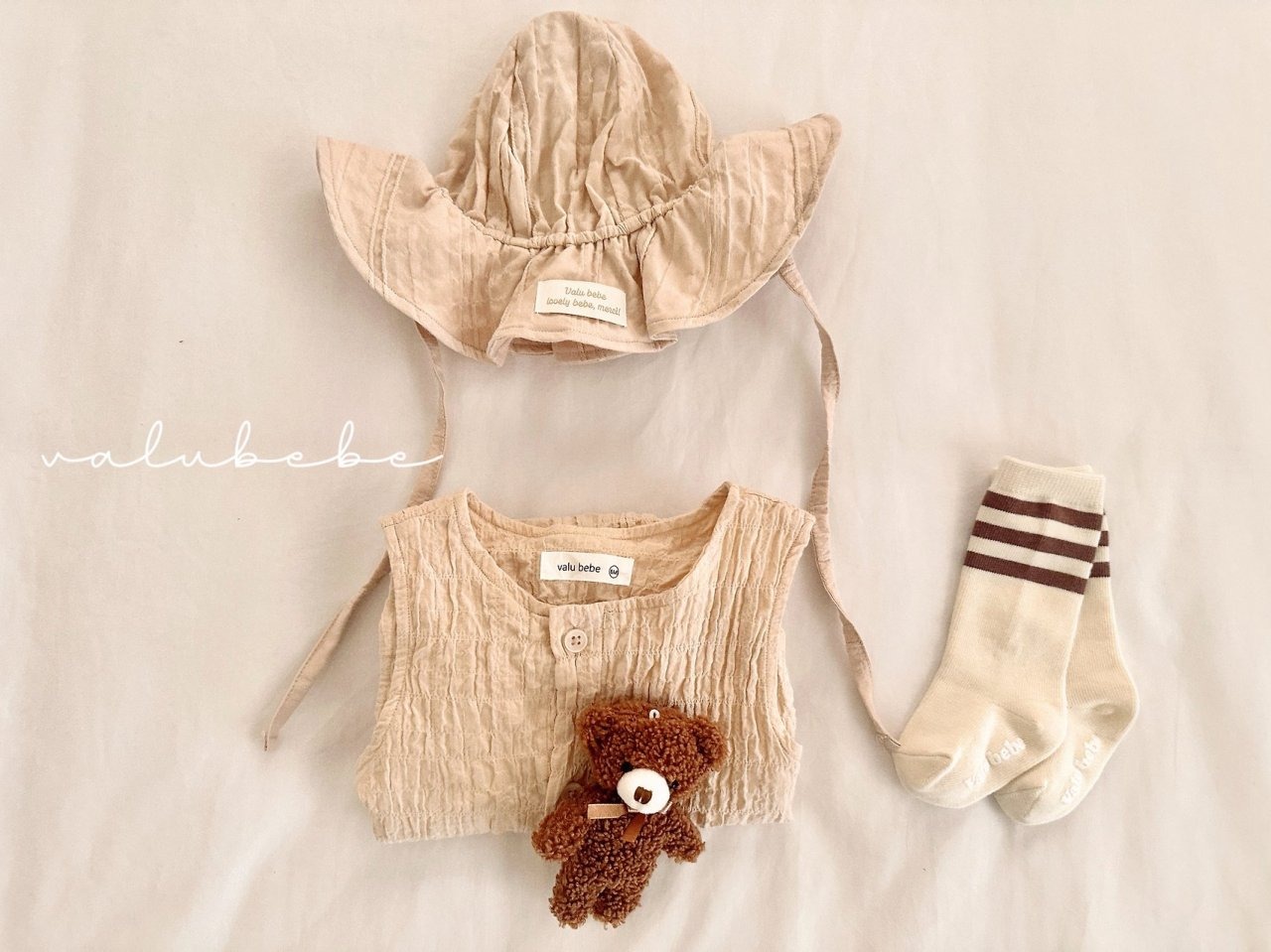 [valubebe] Dimple Cotton Bodysuit / [벨루베베] 딤플코튼슈트