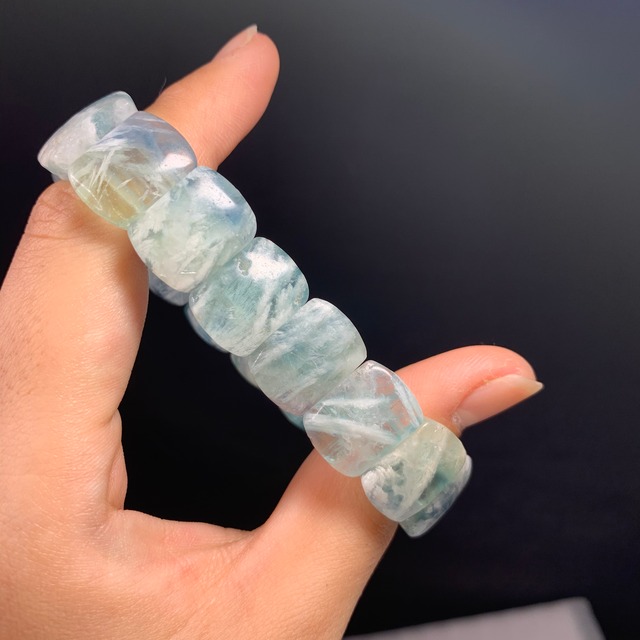 エンジェルフェザーフローライトブレスレット