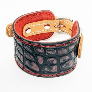 "クロコダイル"　Black & Red（М 27㎝）
