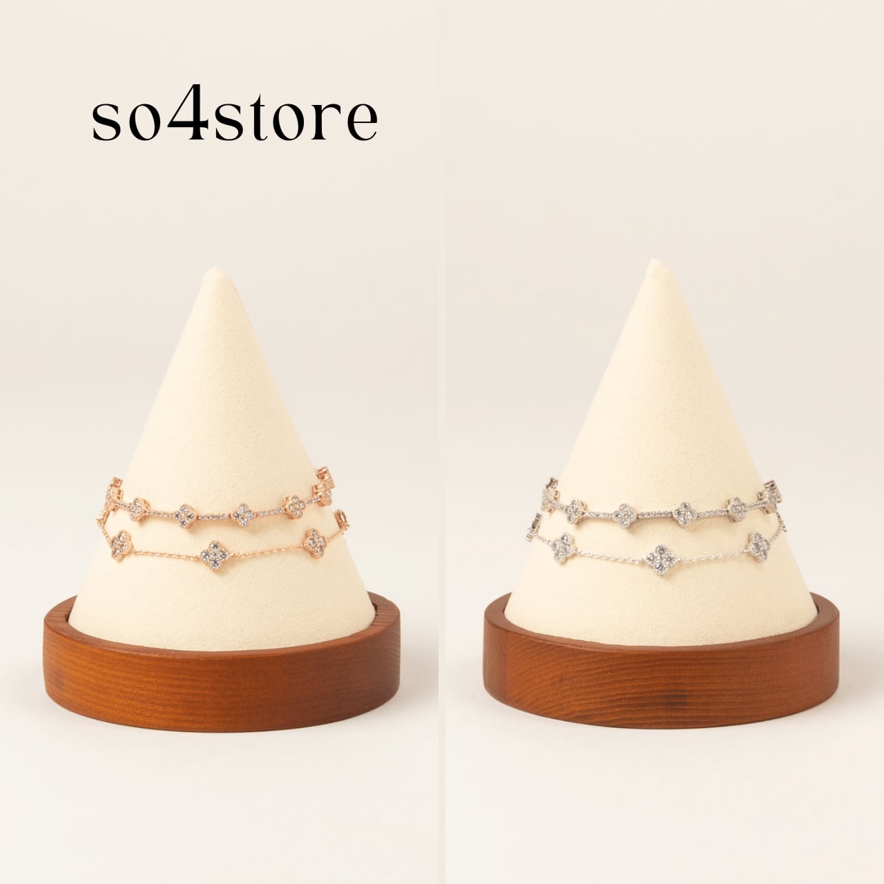 Flower Motif Bracelet【フラワーモチーフブレスレット】Aタイプ