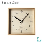 KATOMOKU square clock km-38N