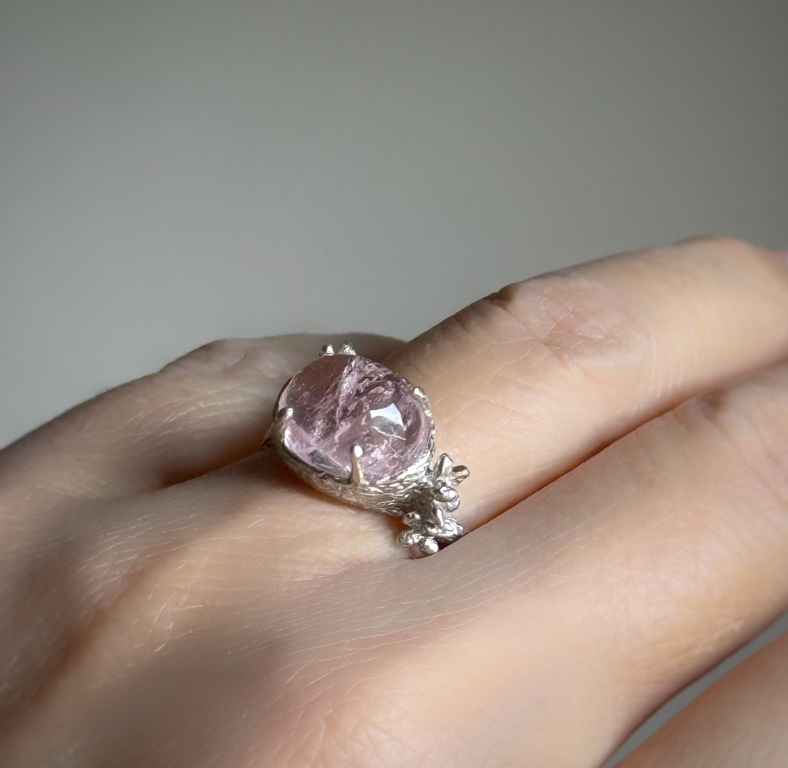 モルガナイト リング/sv925 | SNOWPETAL JEWELRY