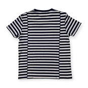 BEAMS ビームス BORDER BUM ボーダー柄 半袖Tシャツ カットソー サイズ L /ホワイト×ネイビー