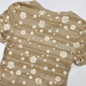 INGEBORG インゲボルグ 総柄 デザイン コットン Tシャツ カットソー サイズ S/ベージュ 系/レディース/ピンクハウス