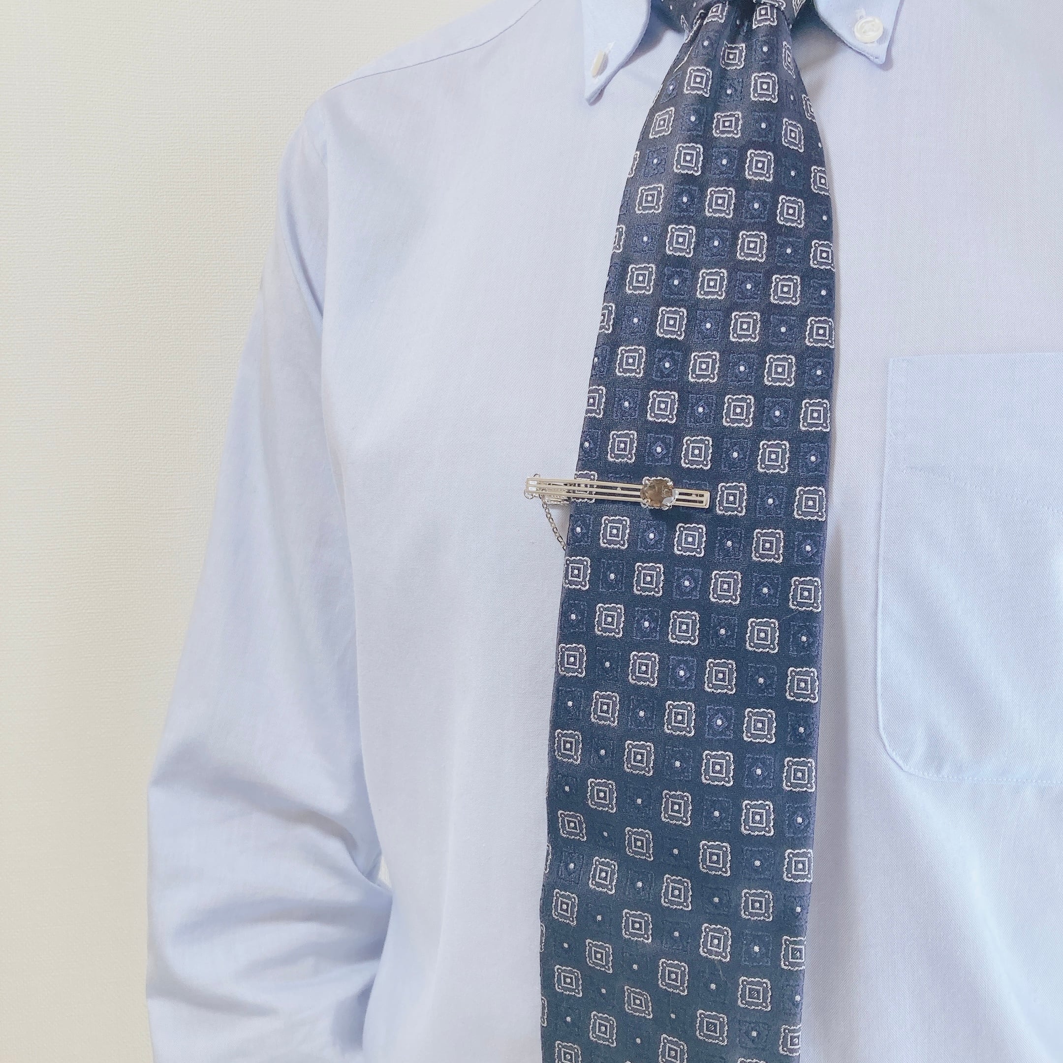 貴紳 ネクタイピン - 天然石┊アメジスト/紫水晶 | cristal