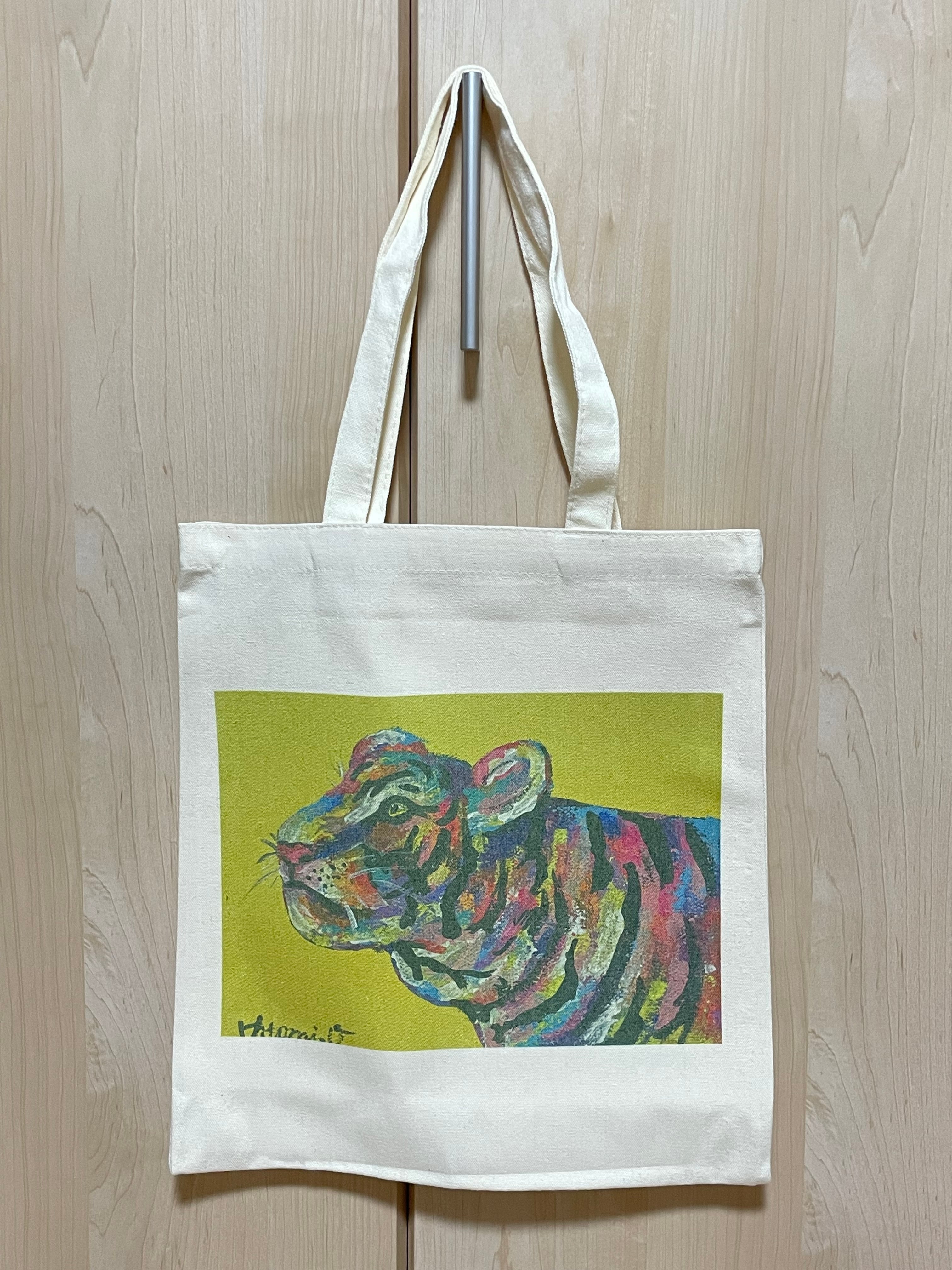 OKAJIMA 動物刺繍トートバッグ 中型 ラクダ 刺繍 バッグ ミニトートバッグ トートバッグ グッズ キリン