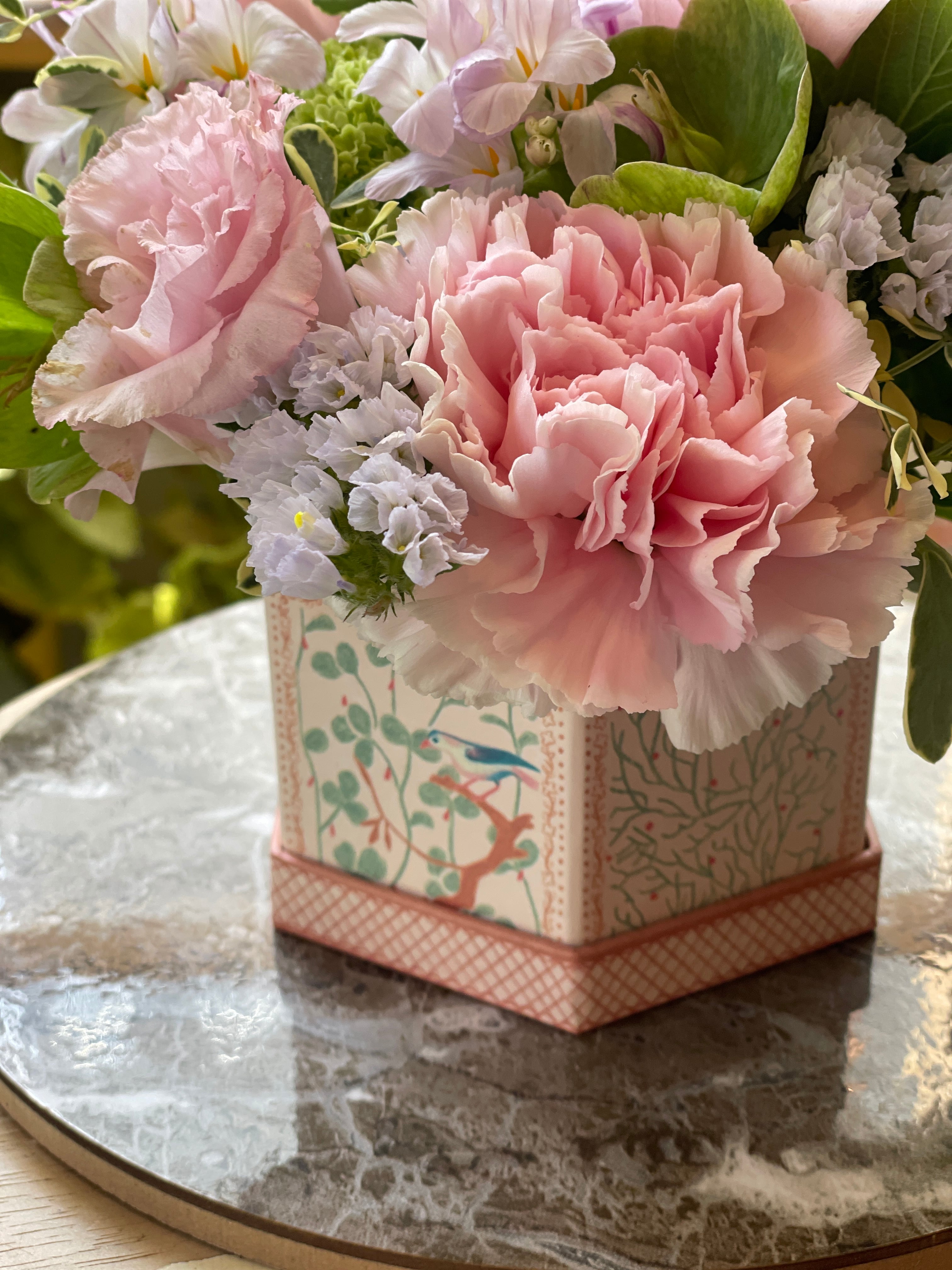 //♡feminine♡box flower // for Mother's Day //