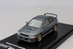 Hobby JAPAN（ホビージャパン） 1/64 スバル インプレッサ PURE SPORTS COUPE WRX type R STi Version（GC8）V WR Type フロントバンパー クールグレーメタリック　HJ641079JGM