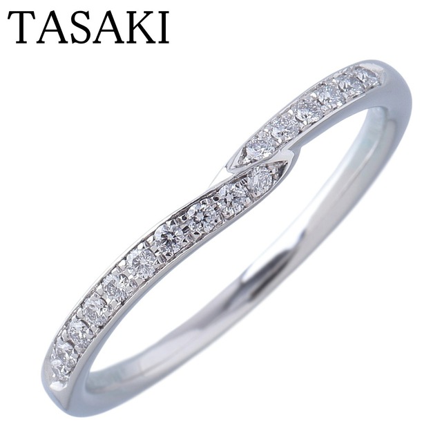タサキ ダイヤ リング スティーレ デュアル パヴェライン 0.11ct 13.5 