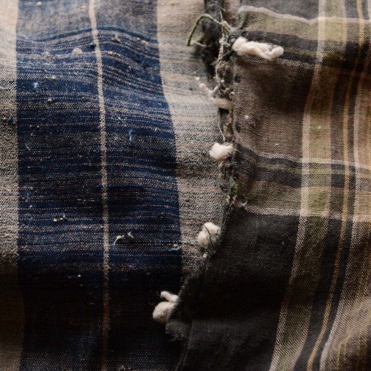 古布 藍染 木綿 布団皮 襤褸 つぎはぎ ジャパンヴィンテージ ファブリック テキスタイル | Japanese Fabric Vintage  Cotton Indigo Futon Boro | 難波商店 powered by BASE