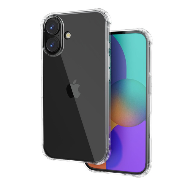 ONES iPhone 17 用 ケース HD全透明 米軍MIL規格 超耐衝撃 『 360°エアバッグ、共鳴半密閉音室 』〔 画面 · レンズ保護、滑り止め、ストラップホール 〕薄型 Qi充電 超軽量 衝撃吸収 HQ·TPU クリスタル クリア 音楽 カバー