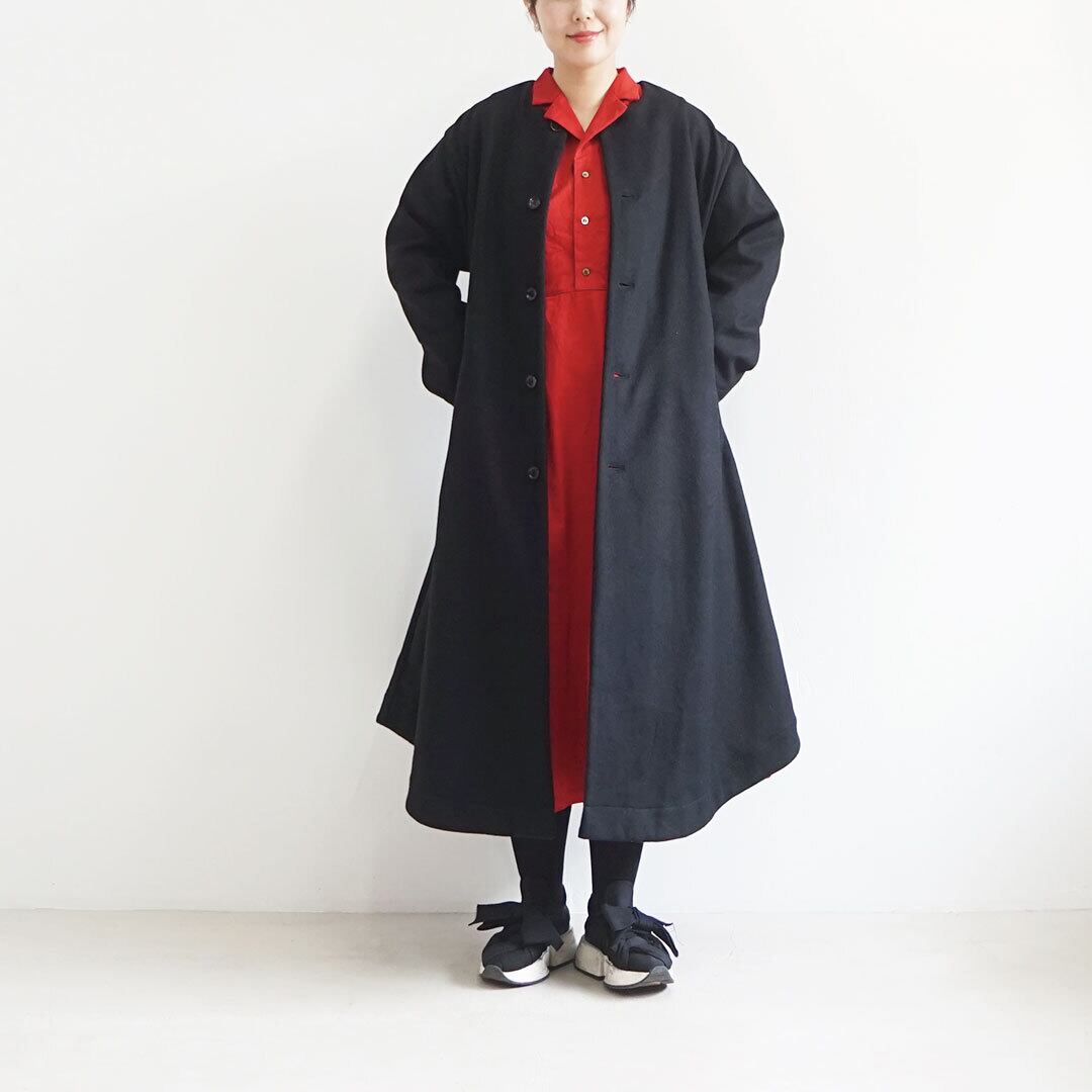 再入荷 Have A Good Day ハブアグッドデイ Wool No Collar Coat ウールノーカラーコート 品番hgd 123 Es Life エスライフ