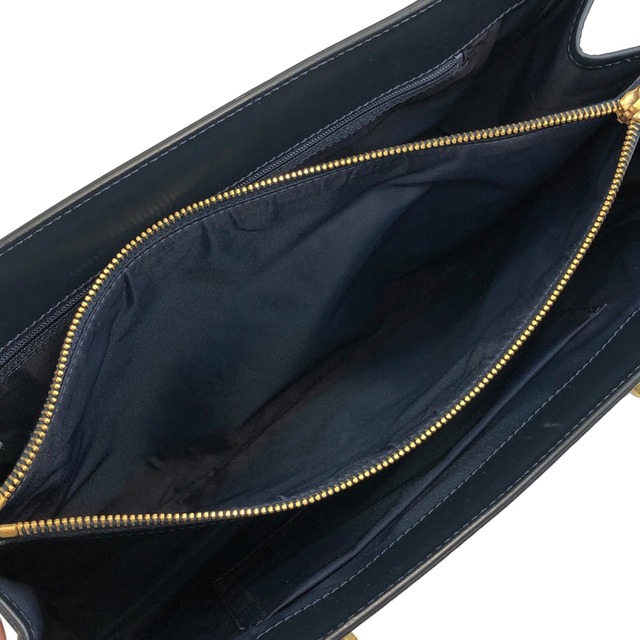 Christian Dior クリスチャン ディオール トロッター ハンドバッグ ネイビージャガード vintage ヴィンテージ オールド evkdks