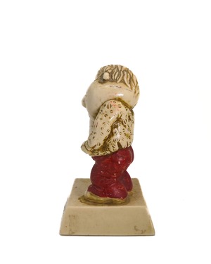 ヴィンテージ雑貨 コーヒー・ユーモア陶器フィギュア（Russ Berrie）