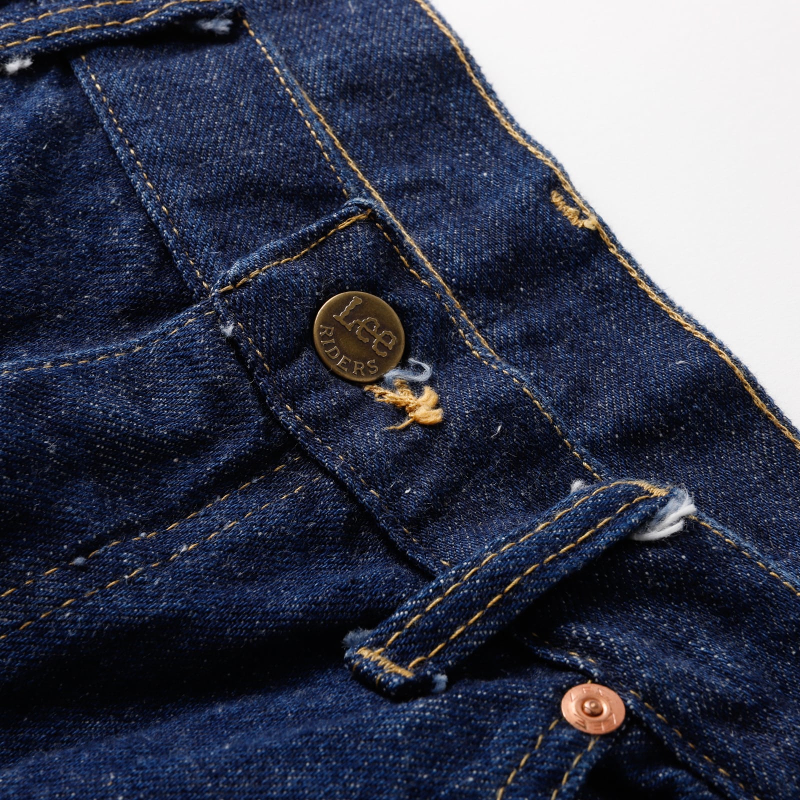 濃紺】70s Lee special vintage denim RIDERS made in USA one wash