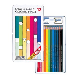 【努力特価】サクラクレパス クーピー色鉛筆 12色 PFY12