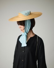 【Joëlle】Wide brim straw hat/ワイドブリムストローハット