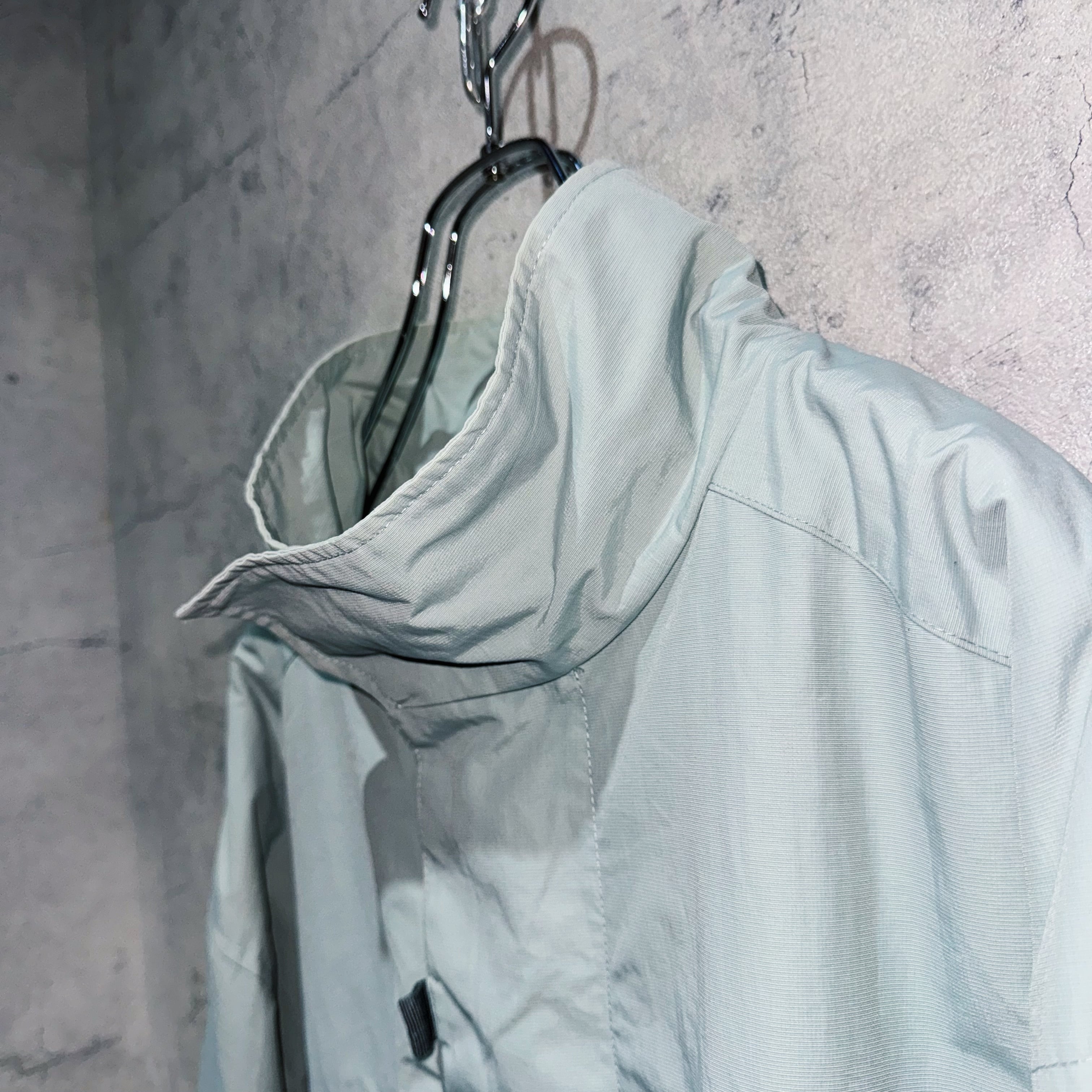 Special“PRADA SPORT”grey color fleece lining archive nylon jacket