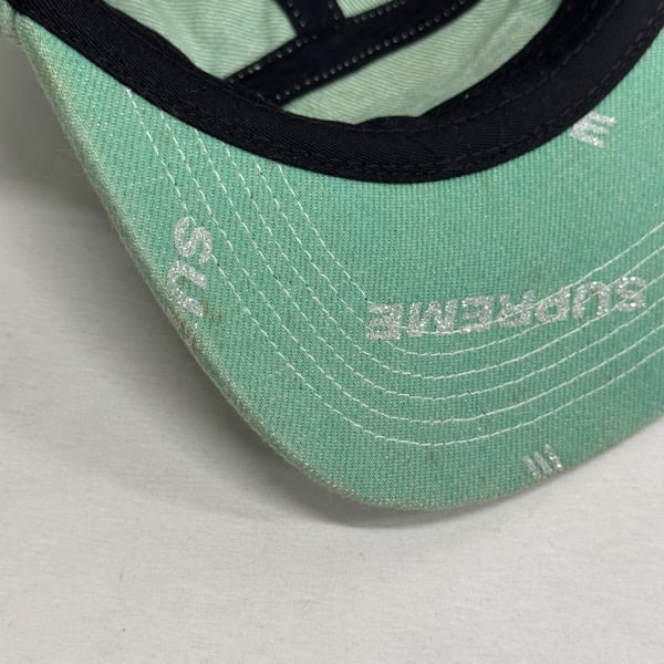 Supreme/シュプリーム【17SS】Logo Denim Camp Cap/ロゴ デニム