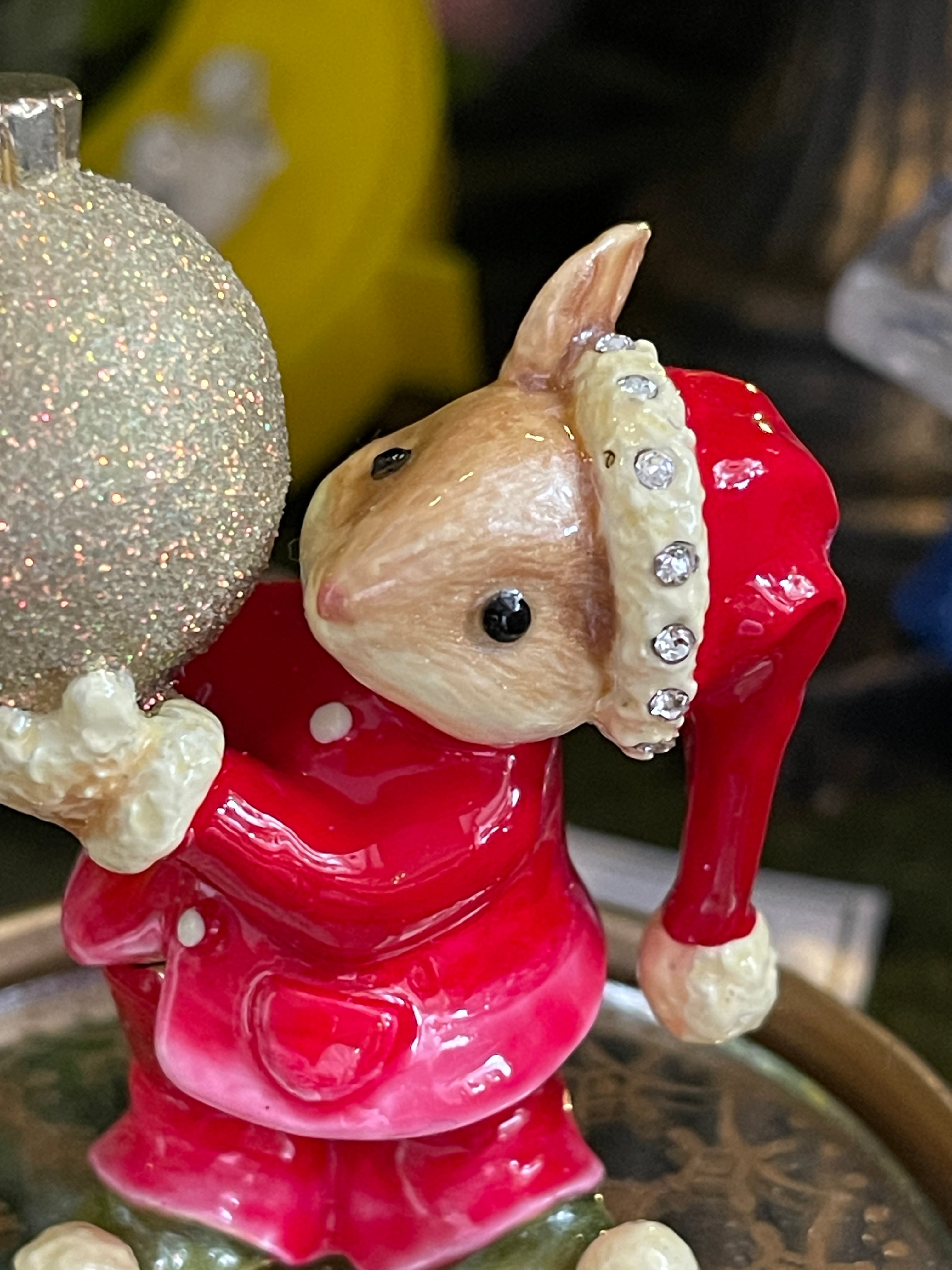 ◇ボールマウス◇エナメルBOX◇Trinket トリンケットボックス◇英国