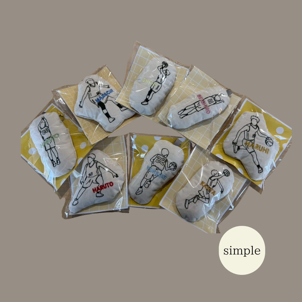 〖SET商品〗シルエットキーホルダー＋ネームタグキホールダー