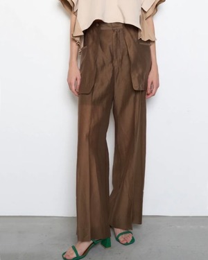 Muel Chic　Sint sheer pants  Brown