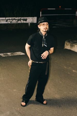 Stencil Patch V-Gusset Tee