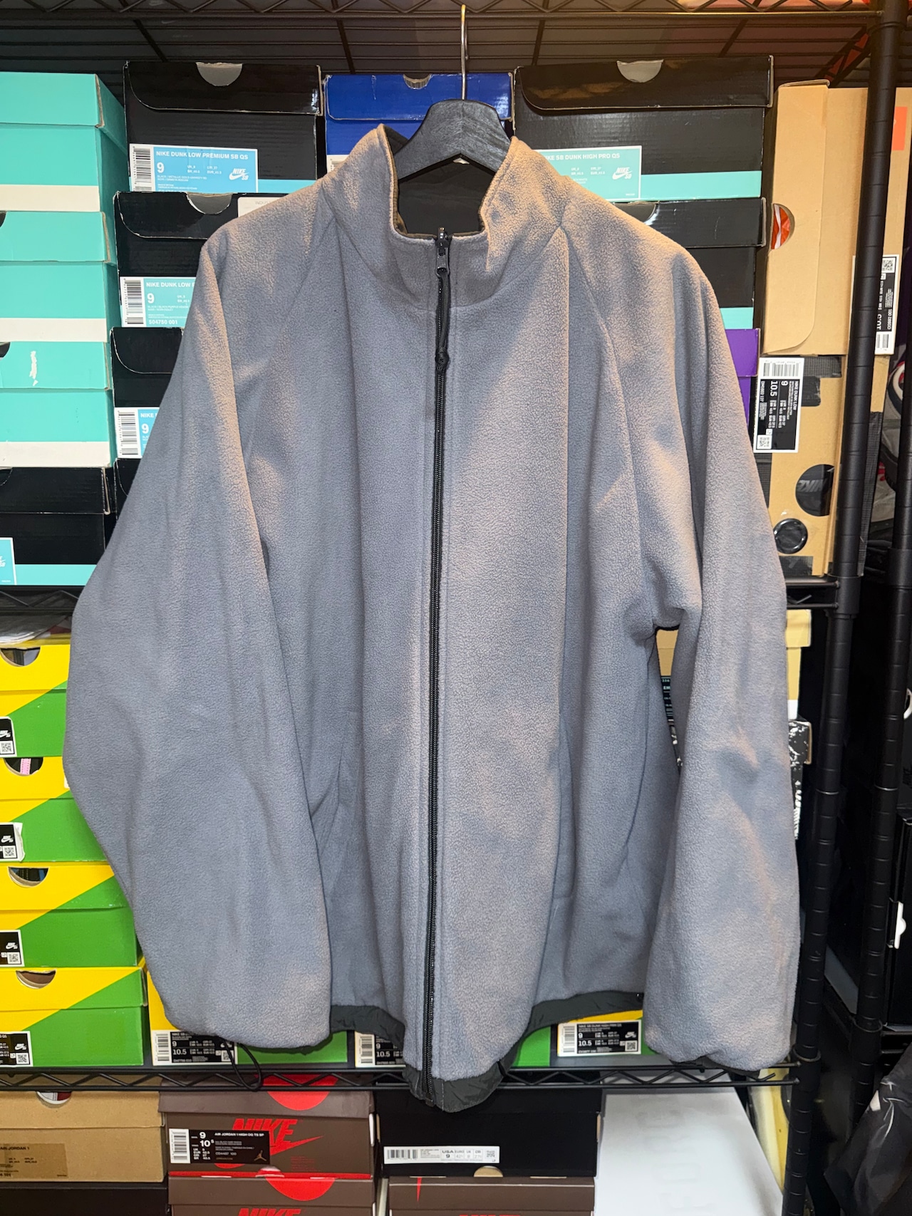 【SAMPLE】Nylon Fleece Jacket Dark Olive 【XLarge】