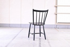 FREDERICIA/フレデリシア ボーエ・モーエンセン「J49 Chair」c ビーチ材 ダイニングチェア ウィンザーチェア 椅子 黒 ブラック デンマーク【中古家具/中古インテリア/USED家具ユーズド家具/リサイクル】