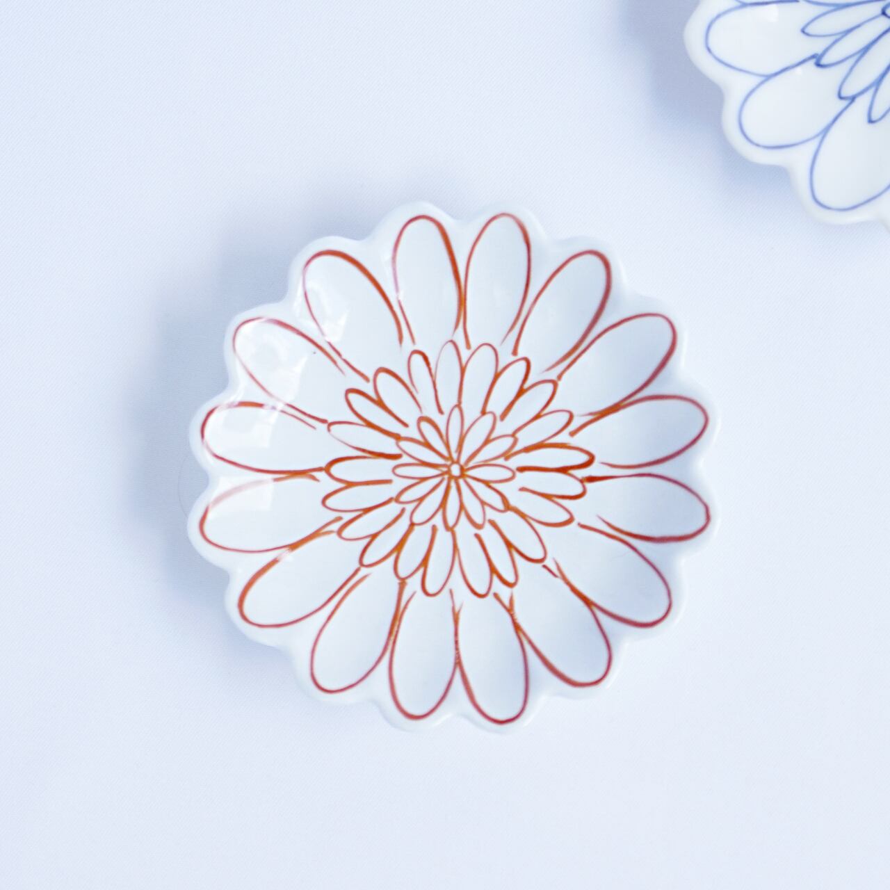 菊丸 手塩皿(赤)